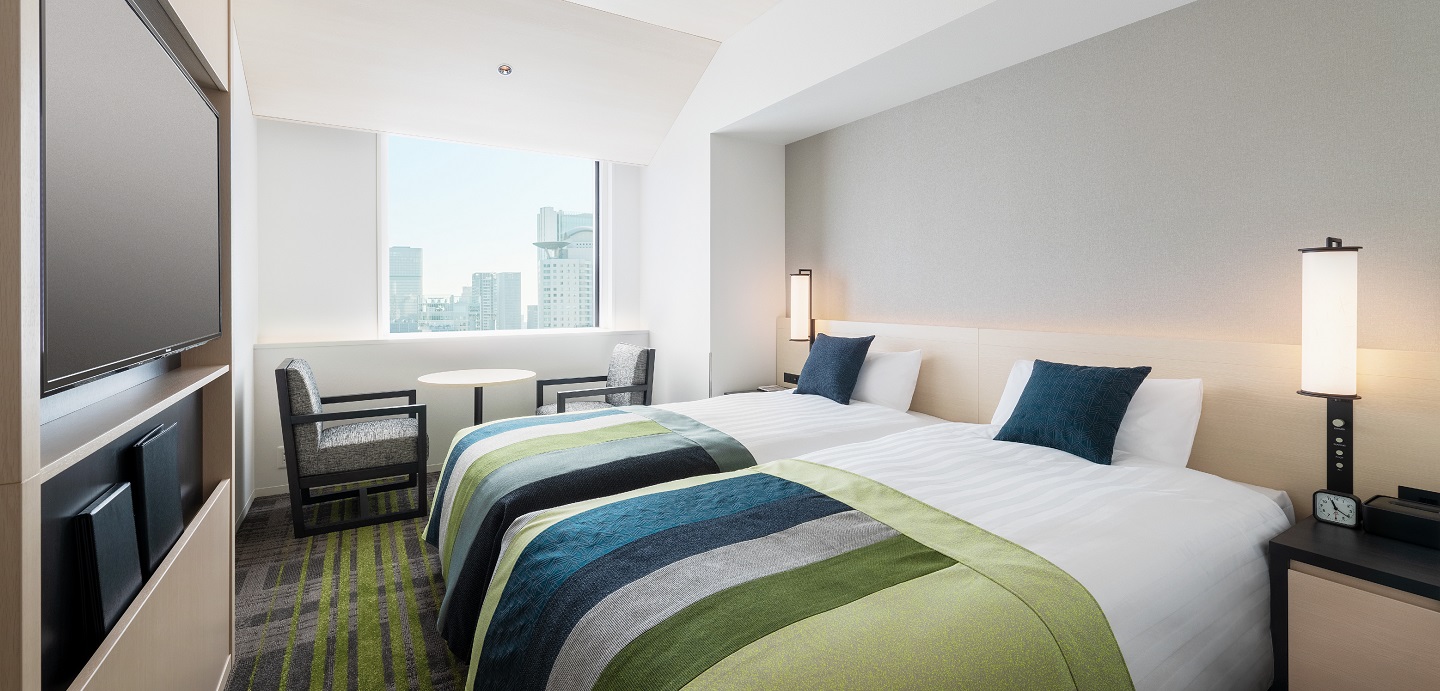 Standard Twin Accommodation Hotel Hankyu Respire Osaka Hankyu Hanshin Daiichi Hotel Group